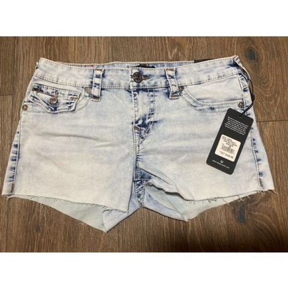 True Religion Pants - NWT True Religion Joey Low Rise Cut-Off Shorts. Size 29W